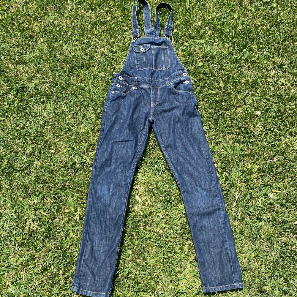 Levi’s kids dark denim overalls size 10 Reg